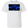Police Wife Blue Rose Shirt Thin Blue Line T-Shirt Mothers Day Gifts For Wife