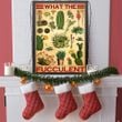 Cactus What The Fucculent Vintage Poster Funny Poster For Room Gift Idea For Men Guys