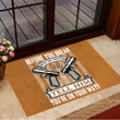 Before You Break Into My House Stand Outside And Get Right With Jesus Doormat Entrance Door Mat