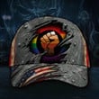 Qpoc Flag Hat 3D Print Vintage USA Flag Cap LGBTQ Qpoc Pride Flag Merch