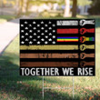American Together We Rise Flag Yard Sign Juneteenth Be Kind Asl Flag Blm Patriotic Gifts