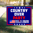Joe Biden Country Over Party Yard Sign Biden Harris 2020 Sign Outdoor Ornaments