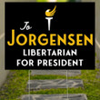 Jo Jorgensen Yard Sign Jorgensen Libertarian For President Yard Sign Home Decor