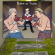 Trump Biden Match Boxing First Presidential Debate Yard Sign Funny 2024 Election Signs Debate