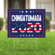 Chingatumaga 2020 Chingatumaga Yard Sign Dump Trump Sign Funny Political Yard Signs For Decor