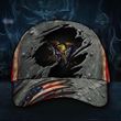 Eagle Thin Blue Line Hat 3D USA Flag Patriotic Hat Honor Law Enforcement Retirement Gift - Pfyshop.com