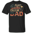 My Favorite Doctor Calls Me Dad USA Flag T-Shirt Gifts For Dad