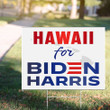 Hawaii For Biden Harris Yard Sign Democratic Party Vote Biden Sign Porch Decor For Biden Voters