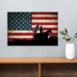 Cowboy Western Country Patriotic American Poster 4Th Of July Rustic Patriot Wall Decor
