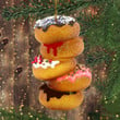 Donut Christmas Ornament Donus Ornament For Christmas Tree Xmas Ornament Set 2021