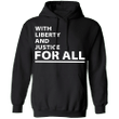 With Liberty And Justice For All Hoodie NBA Justice For Daunte Wright Shirt Black Live Matter