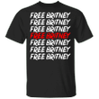 Free Britney T-shirt Red Britney Shirt