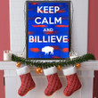 Buffalo Bills Poster Keep Calm And Bellieve Buffalo Bills Merchandise Home Decor For Fan