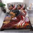 Dachshund American Eagle Bedding Set Patriotic Dachshund Comforter Gift For Pet Lover