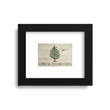 An Appeal To Heaven Framed Art Print Pine Tree Wood Rustic Graphic Home Wall Decoration