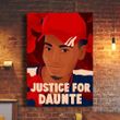Justice For Daunte Poster Rip Daunte Vertical Poster Rest In Peace Daunte Wright