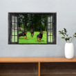 Rottweiler Playing In Grass Poster Wall Room Decor Dog Breed Poster Housewarming Gift Idea