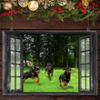Rottweiler Playing In Grass Poster Wall Room Decor Dog Breed Poster Housewarming Gift Idea