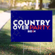 Biden Harris Country Over Party Yard Sign Vote Joe Biden For President 2021 Lawn Sign Political