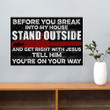 Chainsaw Arborist Before You Break Into My House Poster Print Arborist House Wall Decor