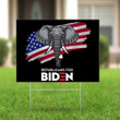 Republican Elephant For Biden Yard Sign I'm A Republican But Not A Fool Sign Outside Decor