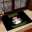 Unicorn Hippity Hoppity Get Off My Property Doormat Funny Doormat New Home Gifts
