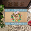 Golden Retriever Happy Easter Doormat Welcome Easter Door Mat Floor Home Decor - Pfyshop.com