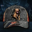 Pitbull Hat 3D Print  Vintage USA Flag Cap For Pitbull Dog Lovers Gift For Men - Pfyshop.com