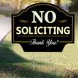 No Soliciting Yard Sign Thank You Funny No Soliciting Sign Funny House Sign For Outdoor Decor