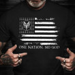 One Nation No God Shirt Satanic Symbols American Flag T-Shirt Gifts For Friend
