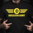 Shiba Inu Coin Shirt Dogecoin Army Crypto Millionaire Coin Merch Gifts For Step Father