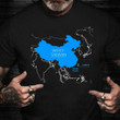 China Map West Taiwan Shirt Hong Kong Shirt