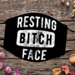 Resting Bitch Face Face Mask Classic Facemask Funny Gifts For Sister