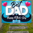 Best Dad Happy Father's Day Yard Sign Garden Decoration The Best Fathers Day Gifts