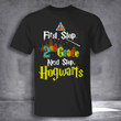 First Stop 2nd Grade Next Stop Hogwarts Shirt Graphic Tee Back To School Gift Ideas