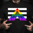 Ally Shirt Straight Ally Pride Flag LGBTQ T-Shirts Gifts For Gay Best Friend