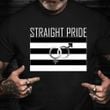 Straight Pride Shirt Transgender Pride Flag LGBTQ Merch Gifts For Gay Guys