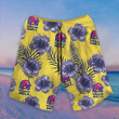 Taco Bell Hawaiian Shorts Hibiscus Mens Swim Trunks Bathing Suits Gift Ideas For Dad