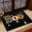 Boo With Spiders Pumpkin Doormat Witch Doormat Halloween Gifts