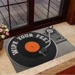 DJ Wipe Your Feet Doormat Modern Welcome Mat Gifts For New House