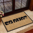 Go Away Sign Language Doormat Indoor Door Mats Non Slip Housewarming Gift Ideas