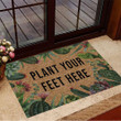 Plant Your Feet Here Succulent Doormat