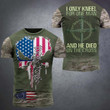 2nd Amendment We The People Shirt Usa I Only Kneel For One Man And He Died On The Cross