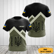 Customized Coat Of Arms Of Ukraine Hoodie Ukrainian Trident Symbol Hoodie Gift For Father