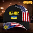 Customized USA Stand With Ukraine Hat American Support Ukraine Vintage hats Gift For Him