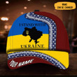 Personalized I Stand With Ukraine Hat Map Ukraine Flag Hat Gifts For Boyfriend