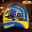 Personalized Trucker Stand With Ukraine Hat Ukraine Support Hats Gifts For Truck Drivers