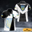 Personalized Coat Of Arms Of Ukraine Ukrainian Polo Shirt Ukraine Proud Clothing Gifts
