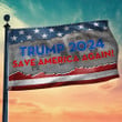 Trump 2024 Save America Again Flag Ultra Maga Vote For Trump Flag 2024 President Election