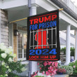 Trump 2024 Lock Him Up Flag Trump For Prison Flag President Campaign Merchandise